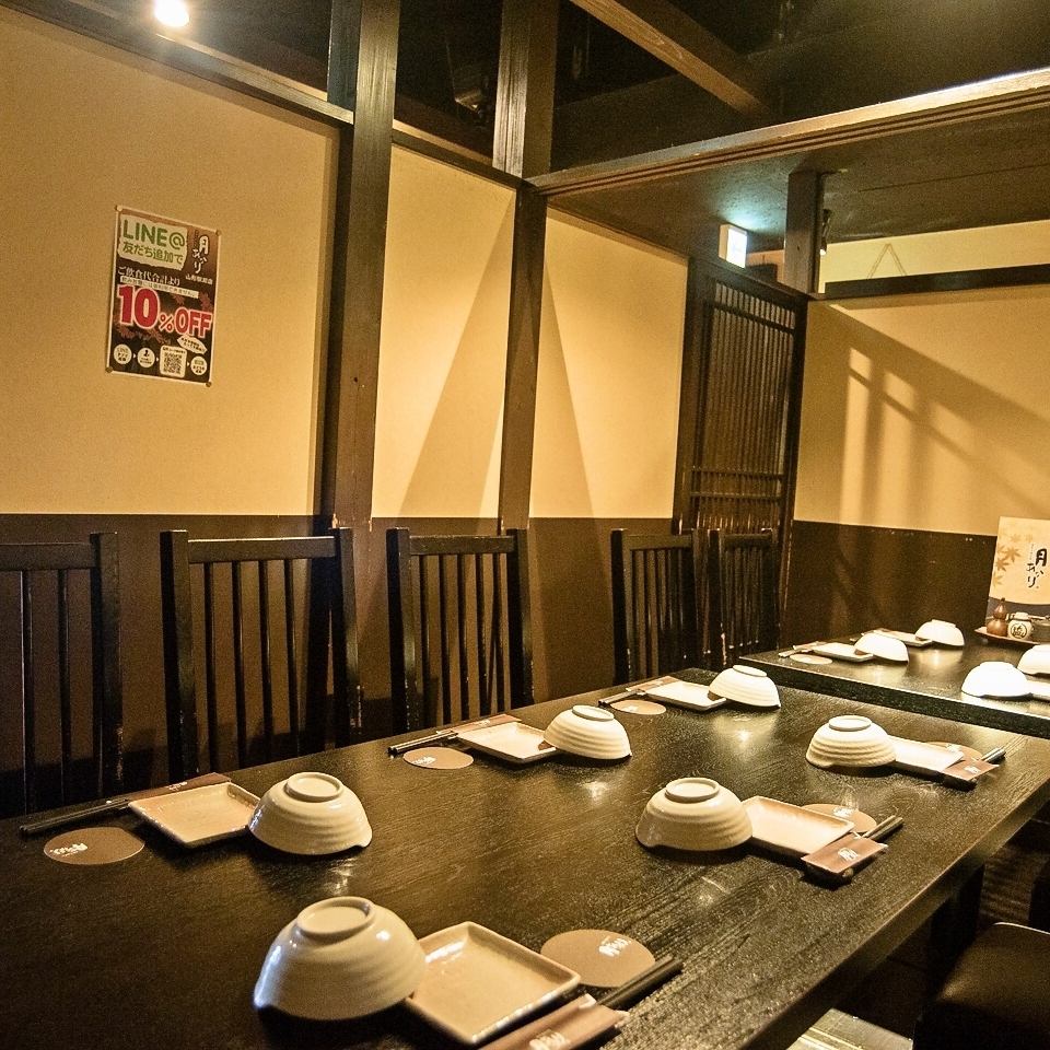 We also have a large number of private rooms for medium-sized people, such as private rooms for 10 and 15 people ♪