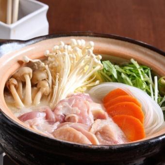 【2時間飲み放題】市ヶ谷店限定！水炊き焼き鳥等含む全9品〈スタンダードコース〉4,000円(税込)