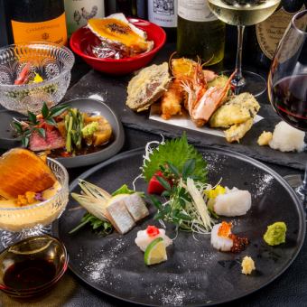 【飲み放題付き◎誕生日や記念日に◎】贅を尽くした海の幸をご提供！LIBER海鮮プレミアムコース