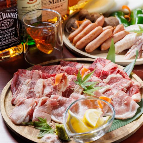 【テラス席確約◎】2時間飲み放題付き LIBERのBBQプラン