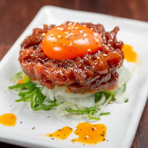 ●Very popular menu! Horse sashimi yukhoe