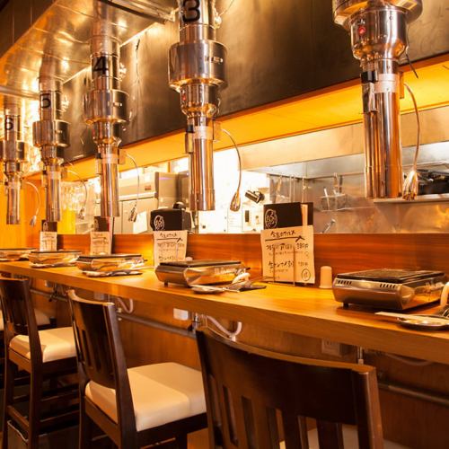 1人1台ロースターを完備!お1人様を満喫してください!