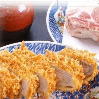 [Miso family specialty product] Ultra-thick cut loin and set meal bowl (270g)