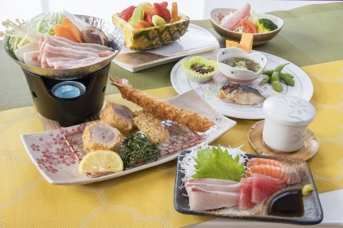 Course dishes start from 3,000 yen
