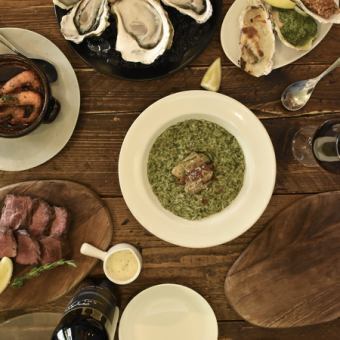 フレスカお手軽コース 2時間飲み放題付き (税抜4500円)