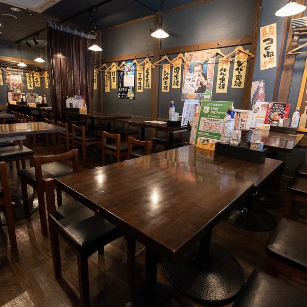 [The table on the 2nd floor can also be reserved] The table on the 2nd floor can be reserved for up to 25 people (consultation required)★There are several courses available, so it's perfect for parties! The all-you-can-drink course is 1,320 JPY (incl. tax) for 2 hours. There aren't many shops in this area that can accommodate this size! It's open until 4:00 in the morning (3:00 for the second-floor seats), so it's perfect for after-parties!