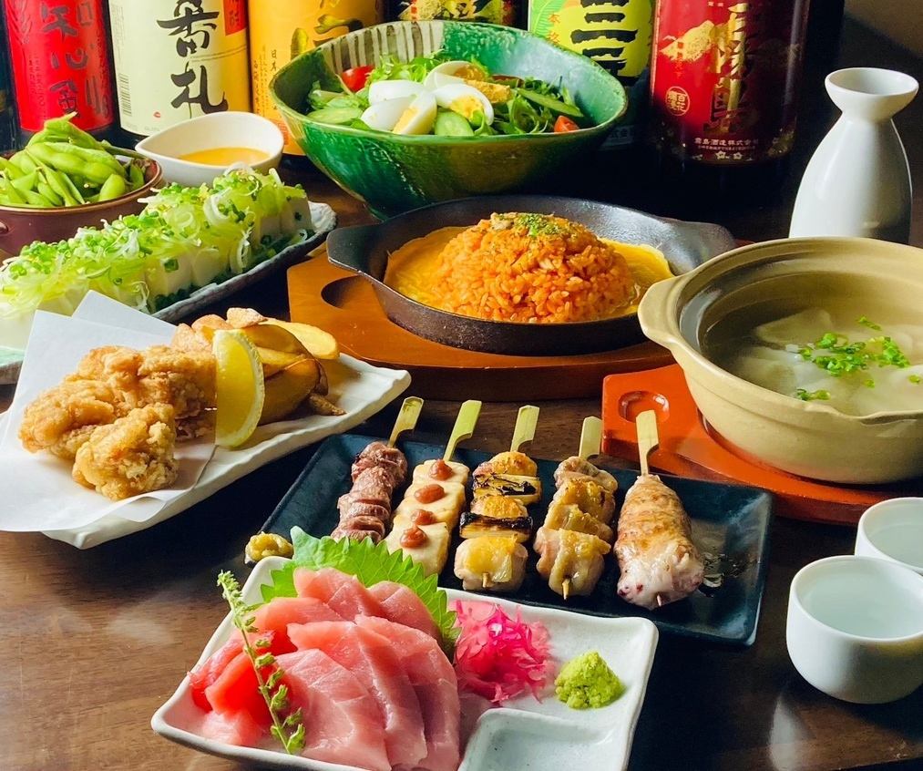 クチコミ高評価！新鮮な阿波尾鶏をリーズナブルにお愉しみ頂ける炭火焼き・地鶏居酒屋