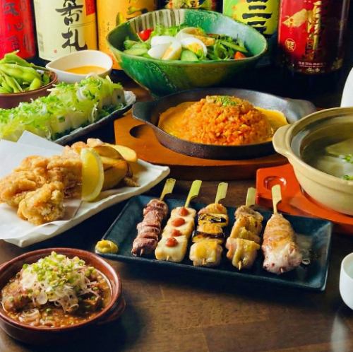 【各種ご宴会】阿波尾鶏が楽しめる飲み放題付きコース