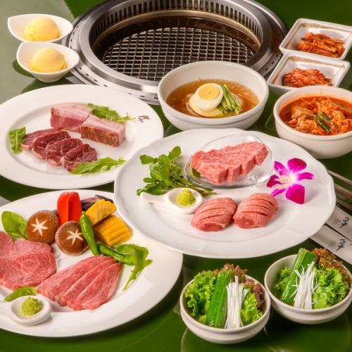 仙台牛極上リブロースの入った贅沢コース【ななきたコース】10品