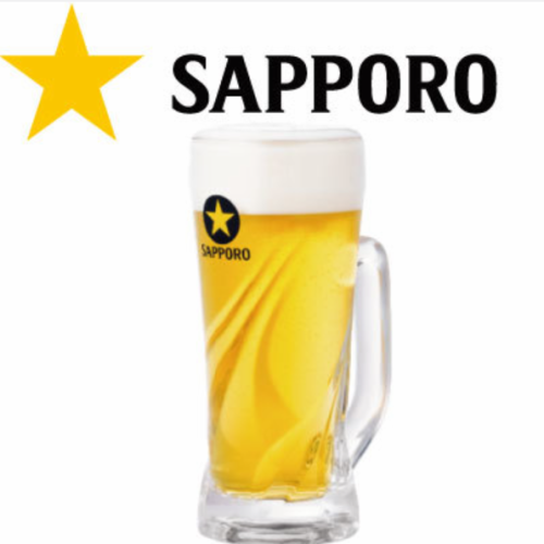 삿포로 생맥주 블랙 라벨 (안쪽 머그잔)