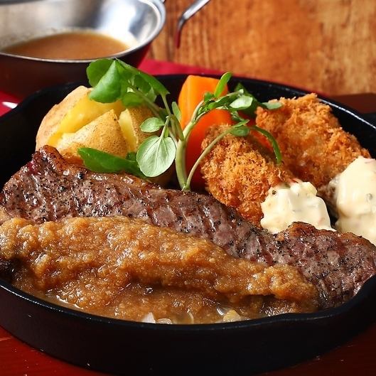 [For a reward★] You can also try domestic Japanese black beef steak ♪ 1,680 yen~★
