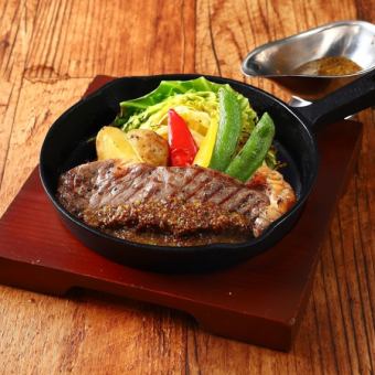 3/18 ~ [Seasonally limited] NZ sirloin steak honey mustard sauce 2,299 yen (tax included)