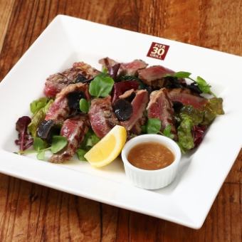 July 15th - [Seasonal] Sirloin Steak Tagliata ~Truffle Flavor~ Steak Sauce 3,058 yen