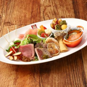 【12/15まで期間限定】AUTUMN SPECIAL◆秋のおつまみ10種盛り合わせ◆〈+1800円で飲み放題付き〉