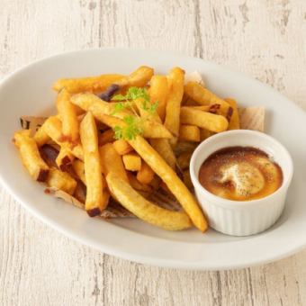 スイートポテトフライ 黒蜜マスカルポーネホイップ