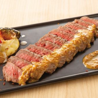 黒毛和牛 赤身肉のステーキ