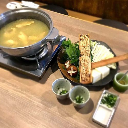 水炊き鍋※最後の〆は雑炊セット又はラーメンが選べます