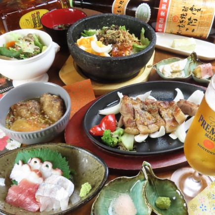 全9品★人気No.１！！ふくろう定番コース！【5000円】120分飲み放題付！