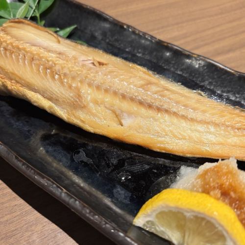 Grilled salted Atka mackerel