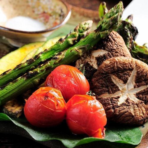 Very popular! Assortment of five kinds of grilled vegetables