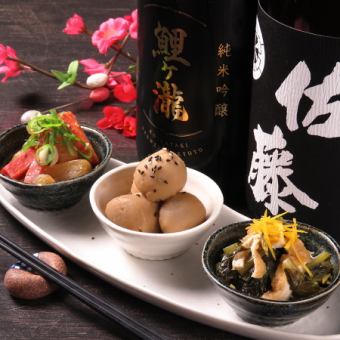 <One dish> Assortment of 3 types of Obanzai