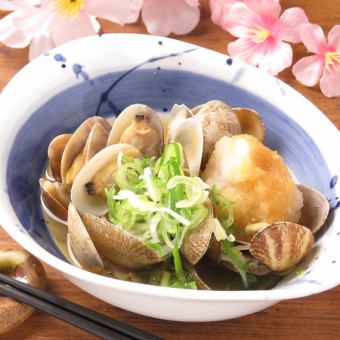あさりのみぞれ蒸し