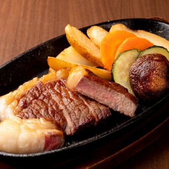 国産牛のロースステーキ