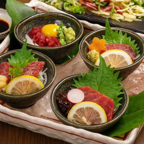 《お造り》 馬刺し盛り合わせ　　※数量限定