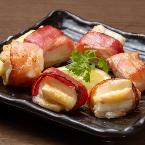 おもちのチーズベーコン巻き