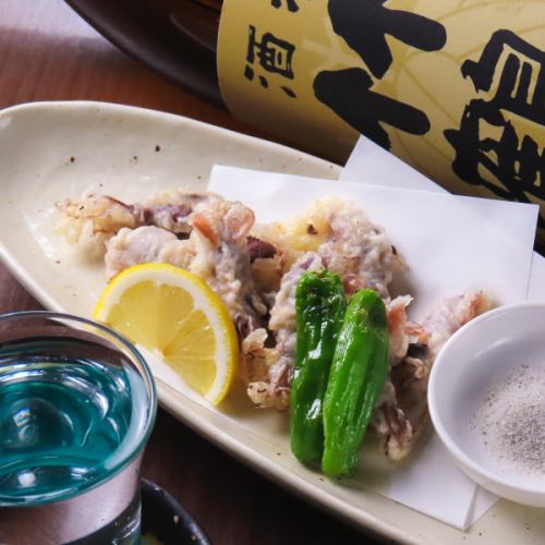 ホタルイカの天ぷら