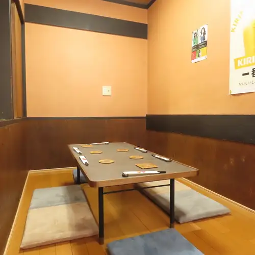 くつろげる小上がり