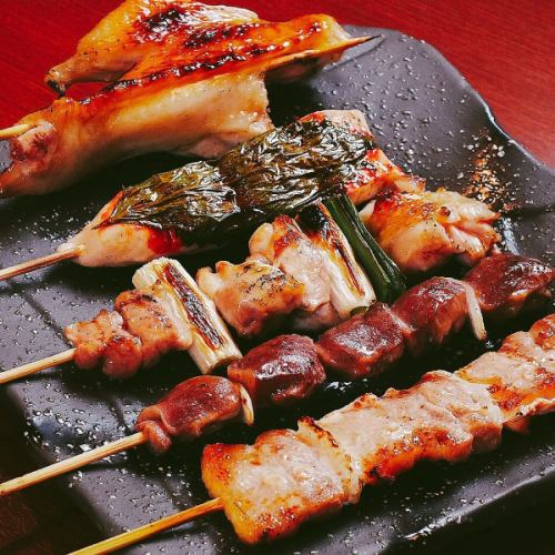 Assortment of 5 colors of yakitori