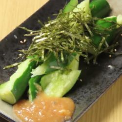 自家製みそきゅうり