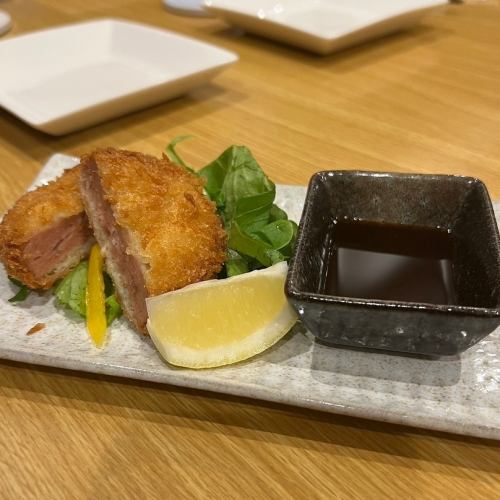 厚切りハムカツ
