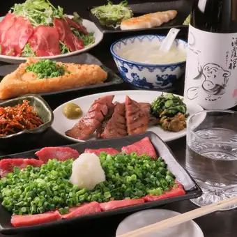 ●贅沢牛タン大盛りコース　8品　 5290円