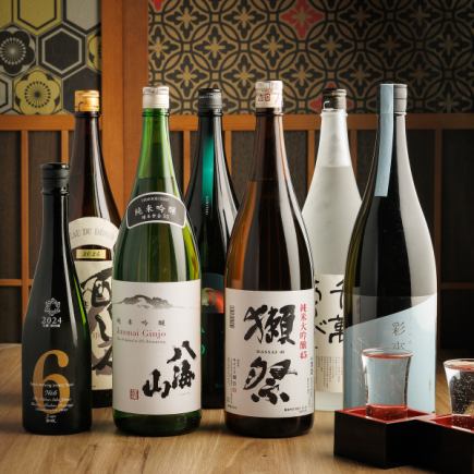《ご予約限定価格》獺祭や写楽など銘柄酒含む全100種『2時間プレミアム飲み放題』3480円⇒2980円
