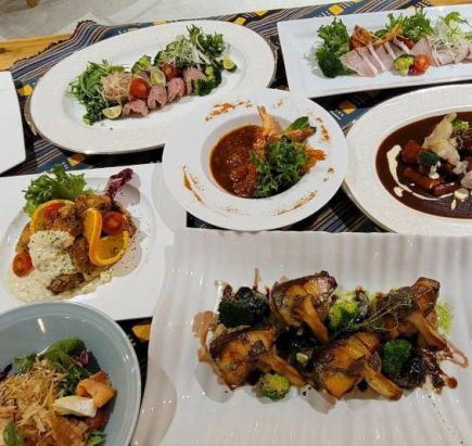 ■チョイスコース（お料理を選択可能） お料理全12品120分飲み放題付きお1人様 8,250円（税込）