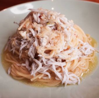 しらすのペペロンチーノ