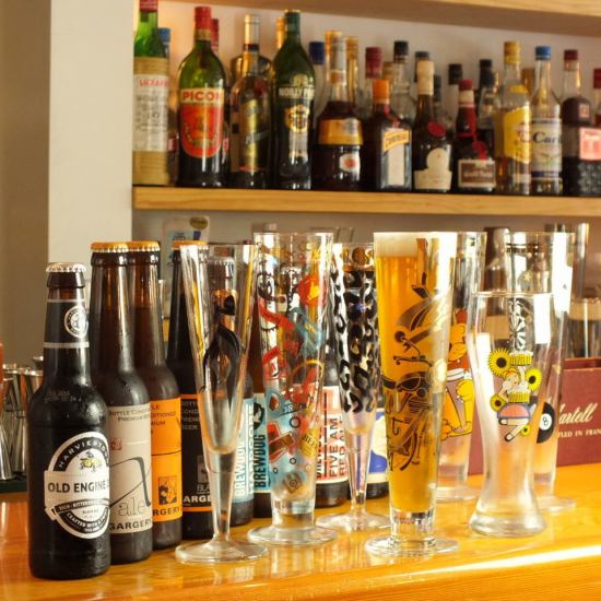 A wide variety of alcoholic beverages ♪ You're sure to find something you like ☆