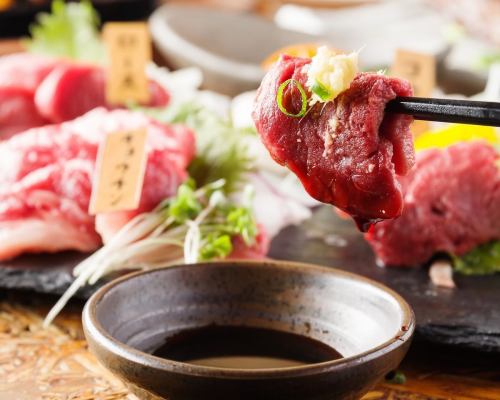 [Kashiwa] Horse meat with outstanding freshness ♪