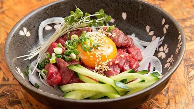 No. 1 most popular horse meat appetizer [Horse meat yukhoe]
