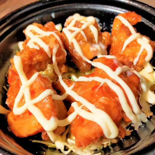 スイートチリマヨ唐揚げ丼