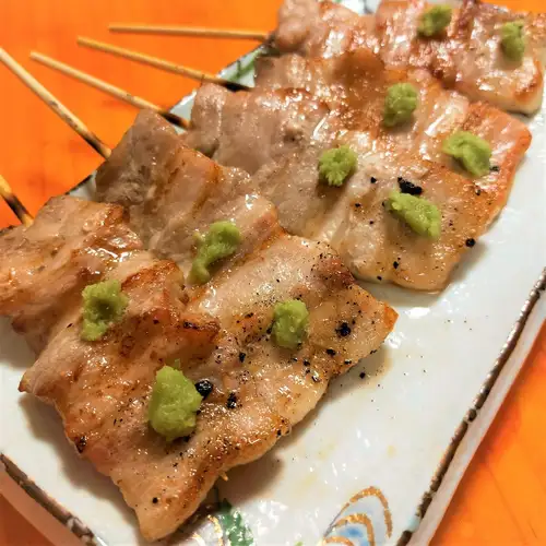 豚わさび串