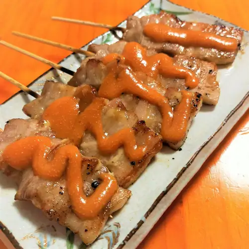 豚明太子串