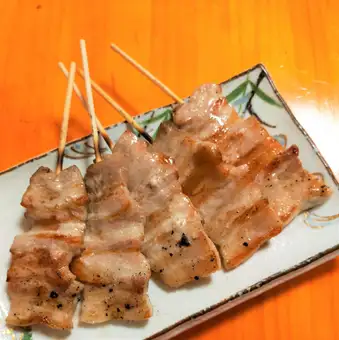 豚バラ串塩焼き