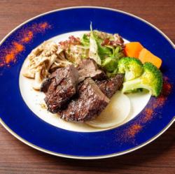 エゾ鹿肉のヒレステーキ