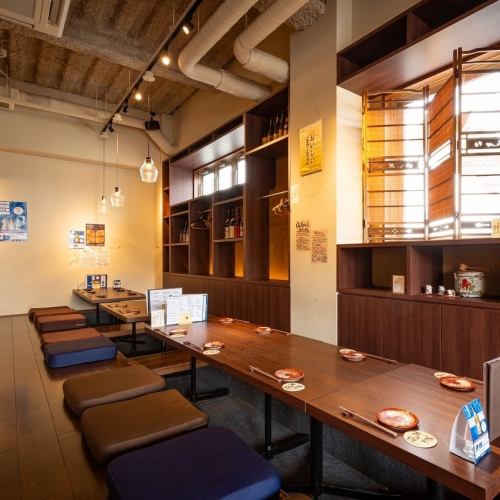 掘りごたつ式の座敷