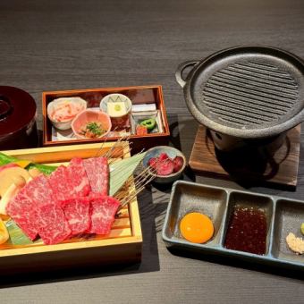 【半個室確約】ランチタイム限定　黒毛和牛ステーキ御膳　　　￥4800円