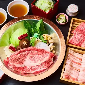 『京出汁しゃぶ』松坂牛コース～匠コース◆全4品14,800円