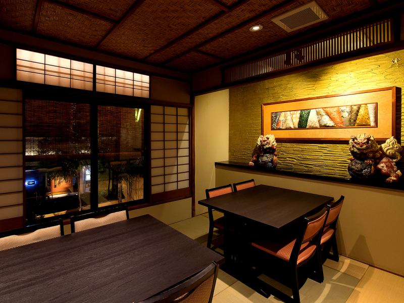 [Asama] Enjoy the taste of Kyoto from the window overlooking the garden of the Machiya.Each of the treatments creates an extraordinary atmosphere.It is possible to book from 4 to 14 people.